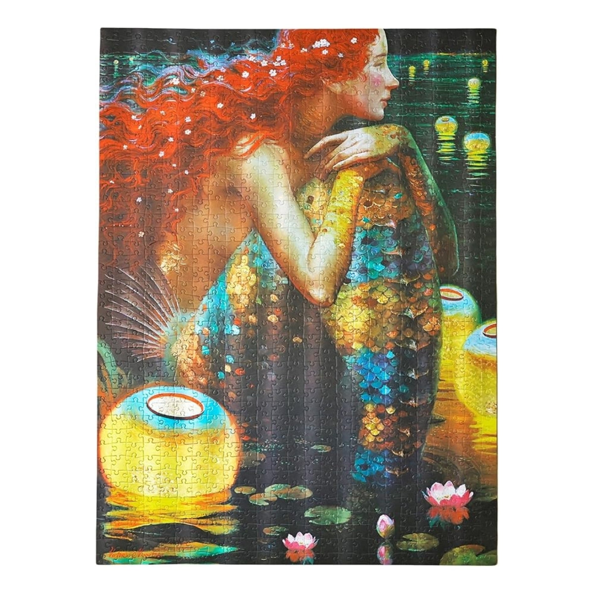 Quebra-cabeça Paperblanks com 1000 Peças 50x70cm 2mm - Pássaro de Fogo Pa9330-5