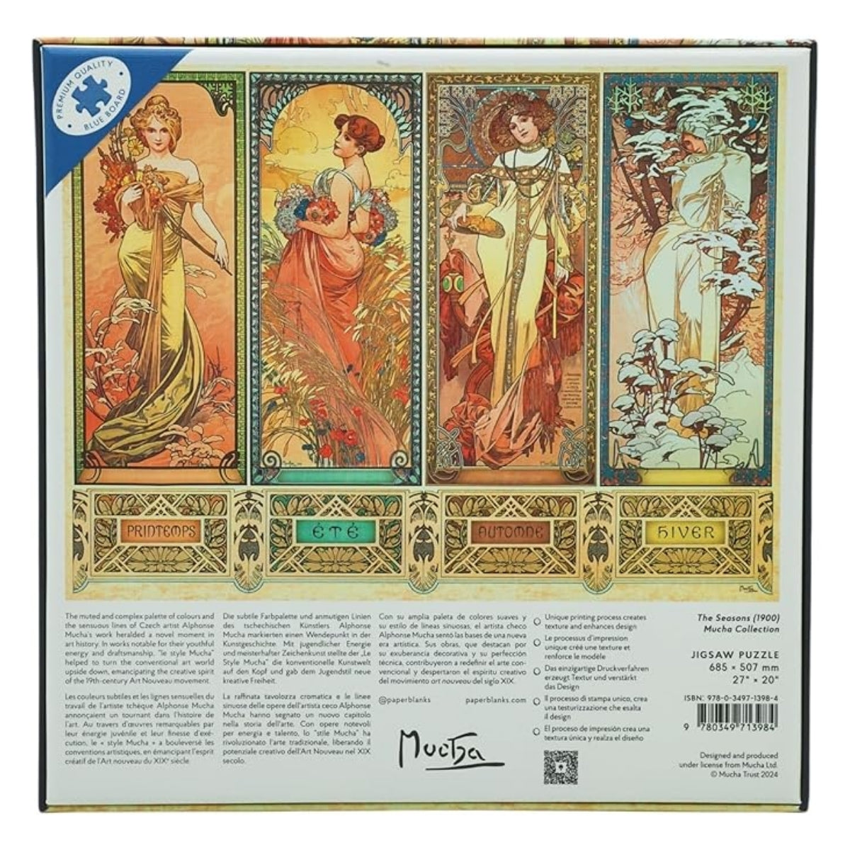 Quebra-cabeça Paperblanks com 1000 Peças 50x70cm 2mm - Pássaro de Fogo Pa9330-5