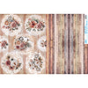 Papel de Seda Vintage 67,5x46cm para Artesanato e Embalagens Psl-078 - Litoarte