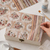 Papel de Seda Vintage 67,5x46cm para Artesanato e Embalagens Psl-078 - Litoarte