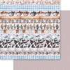 Papel para Scrapbook Dupla Face Ursinho Cowboy 30,5x30,5cm para Scrapbook e Papelaria Criativa Sd-1400 - Litoarte