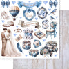 Papel para Scrapbook Dupla Face Felizes para Todo o Sempre 30,5x30,5cm para Scrapbook e Papelaria Criativa Sd-1406 - Litoarte