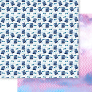 Papel para Scrapbook Dupla Face Viajando Pelo Mundo 30,5x30,5cm para Scrapbook e Papelaria Criativa Sd-1419 - Litoarte
