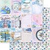 Papel para Scrapbook Dupla Face Viajando Pelo Mundo 30,5x30,5cm para Scrapbook e Papelaria Criativa Sd-1420 - Litoarte