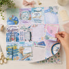 Papel para Scrapbook Dupla Face Viajando Pelo Mundo 30,5x30,5cm para Scrapbook e Papelaria Criativa Sd-1420 - Litoarte