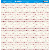 Scraps Essenciais Estampa Love 30,5x30,5cm para Scrapbook e Papelaria Criativa Se-039 - Litoarte