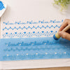 Stencil Love com Coracoes e Lacos 28x8cm para Pintura Decorativa e Artesanato Ste-472 - Litoarte