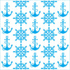 Stencil - Nautico 20x20cm para Pintura Decorativa e Artesanato Stxx-345 - Litoarte