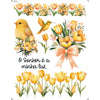 Transfer de Imagem Médio Tulipa 15x19,5cm para Artesanato e Decoração Tim-014 - Litoarte