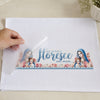 Transfer de Imagem Têxtil Barra - Teu Amor Floresce 24x7cm para Artesanato e Customização em Tecido Ttb4-089 - Litoarte