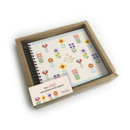Álbum Fotos G 180g/m² 21,8x23cm com 30 Folhas Floral Gráfico - Fina Ideia