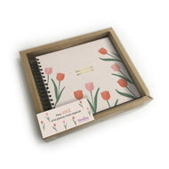 Álbum Fotos G 180g/m² 21,8x23cm com 30 Folhas Tulipas - Fina Ideia