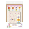 Kit Papel Carta com 4 Unidades Floral Gráfico - Fina Ideia