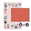 Kit Papel Carta com 4 Unidades Plantinhas - Fina Ideia