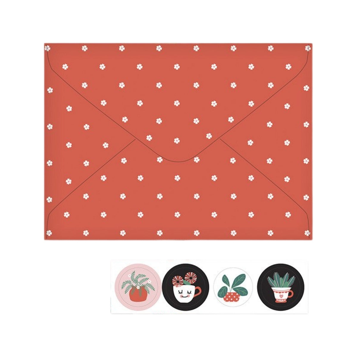 Kit Papel Carta com 4 Unidades Plantinhas - Fina Ideia