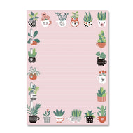 Refil Decorado 90g/m² 16,5x23,2cm com 30 Folhas Plantinhas - Fina Ideia
