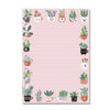 Refil Decorado 90g/m² 16,5x23,2cm com 30 Folhas Plantinhas - Fina Ideia
