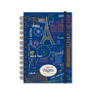 Diário Pautado 90g 11,8x17,5cm com 96 Folhas Viagem Momentos Especiais - Fina Ideia