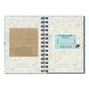Diário Pautado 90g 11,8x17,5cm com 96 Folhas Viagem Inesquecível - Fina Ideia