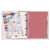 Caderno Argolado Pautado 90g/m² 16,5x23,2cm com 80 Folhas e 12 Divisórias Plantinhas - Fina Ideia