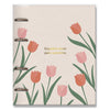 Caderno Argolado Pautado 90g/m² 16,5x23,2cm com 80 Folhas e 12 Divisórias Tulipas - Fina Ideia