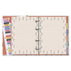 Caderno Argolado Pautado 90g/m² 16,5x23,2cm com 80 Folhas e 12 Divisórias Tulipas - Fina Ideia