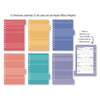 Planner Permanente M 90g 13,4x20,5cm com 105 Folhas e 12 Divisórias Plantinhas - Fina Ideia