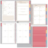 Planner Permanente M 90g 13,4x20,5cm com 105 Folhas e 12 Divisórias Floral Gráfico - Fina Ideia