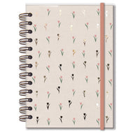 Planner Permanente M 90g 13,4x20,5cm com 105 Folhas e 12 Divisórias Tulipas - Fina Ideia