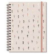 Caderno Colegial Pautado 90g 17,3x23,5cm com 80 Folhas 1 Matéria Tulipas - Fina Ideia