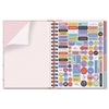 Caderno Colegial Folhas Removíveis 90g 16,5x23,2cm com 80 Folhas Plantinhas - Fina Ideia