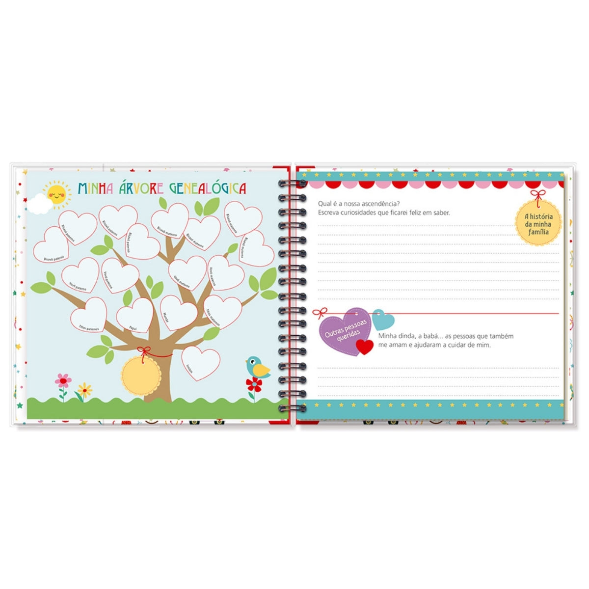 Álbum Bebê 240g/m² 21x23cm com 50 Folhas Circo - Fina Ideia