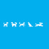 Stencil Pet Cachorrinhos 4x30cm para Pintura Decorativa e Artesanato 3756 - Opa