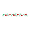 Stencil Floral Iv 4x30cm para Pintura Decorativa e Artesanato 3755 - Opa