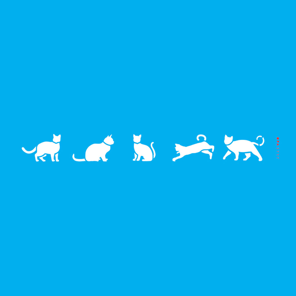 Stencil Pet Gatinhos 4x30cm para Pintura Decorativa e Artesanato 3757 - Opa