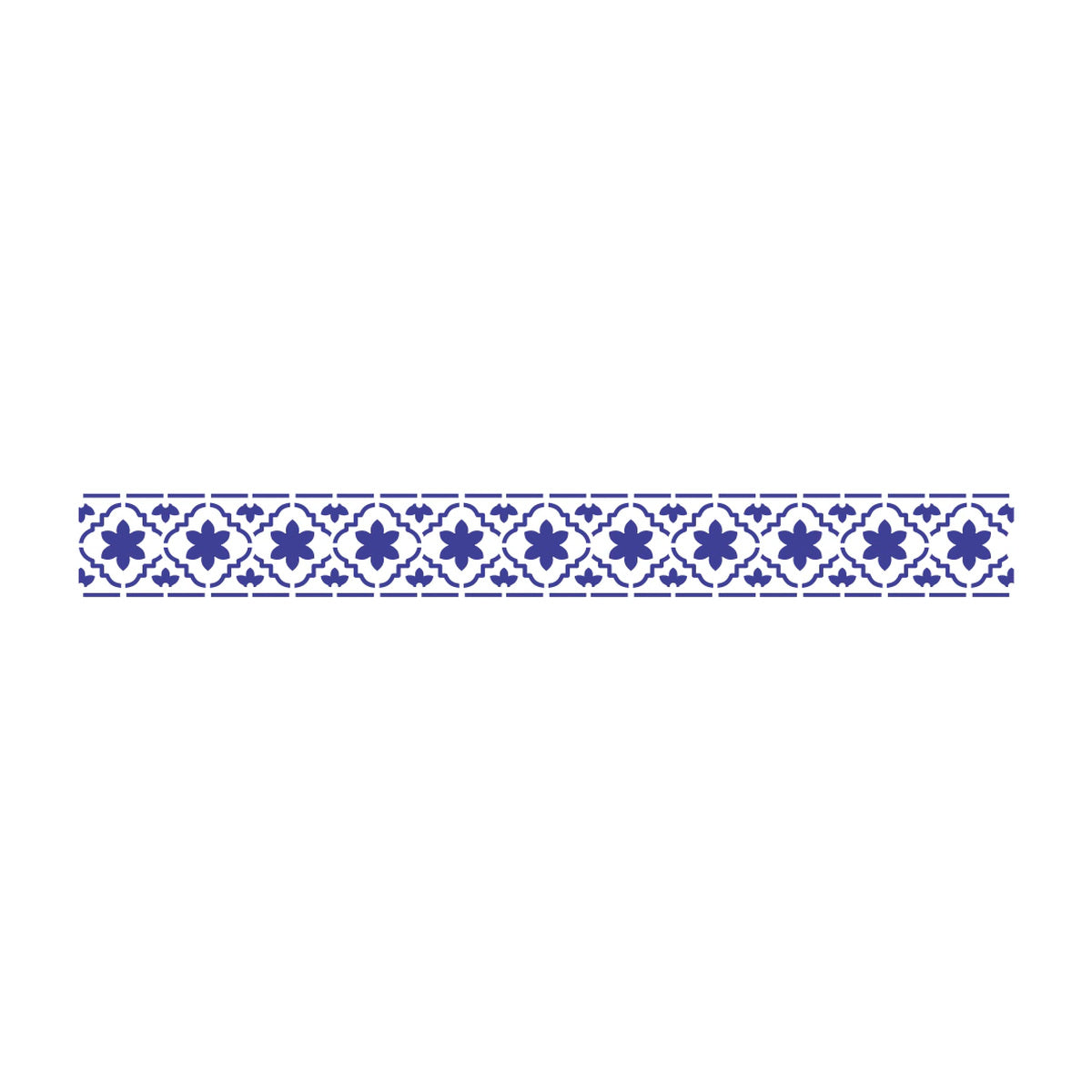 Stencil Azulejo 4x30cm para Pintura Decorativa e Artesanato 3753 - Opa