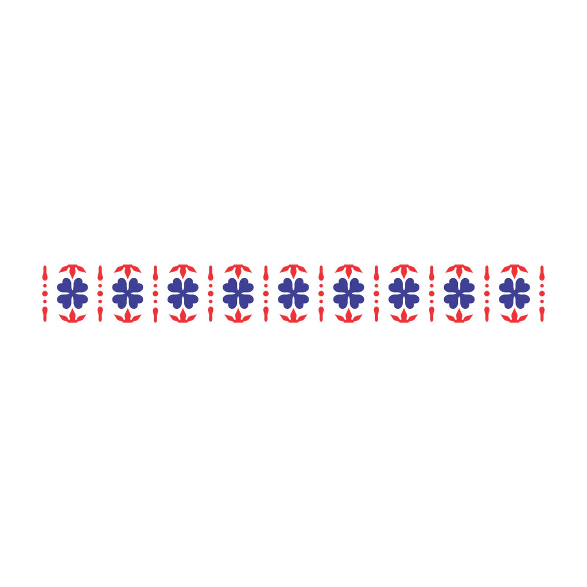 Stencil Azulejo I 4x30cm para Pintura Decorativa e Artesanato 3754 - Opa