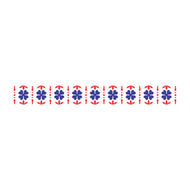 Stencil Azulejo I 4x30cm para Pintura Decorativa e Artesanato 3754 - Opa