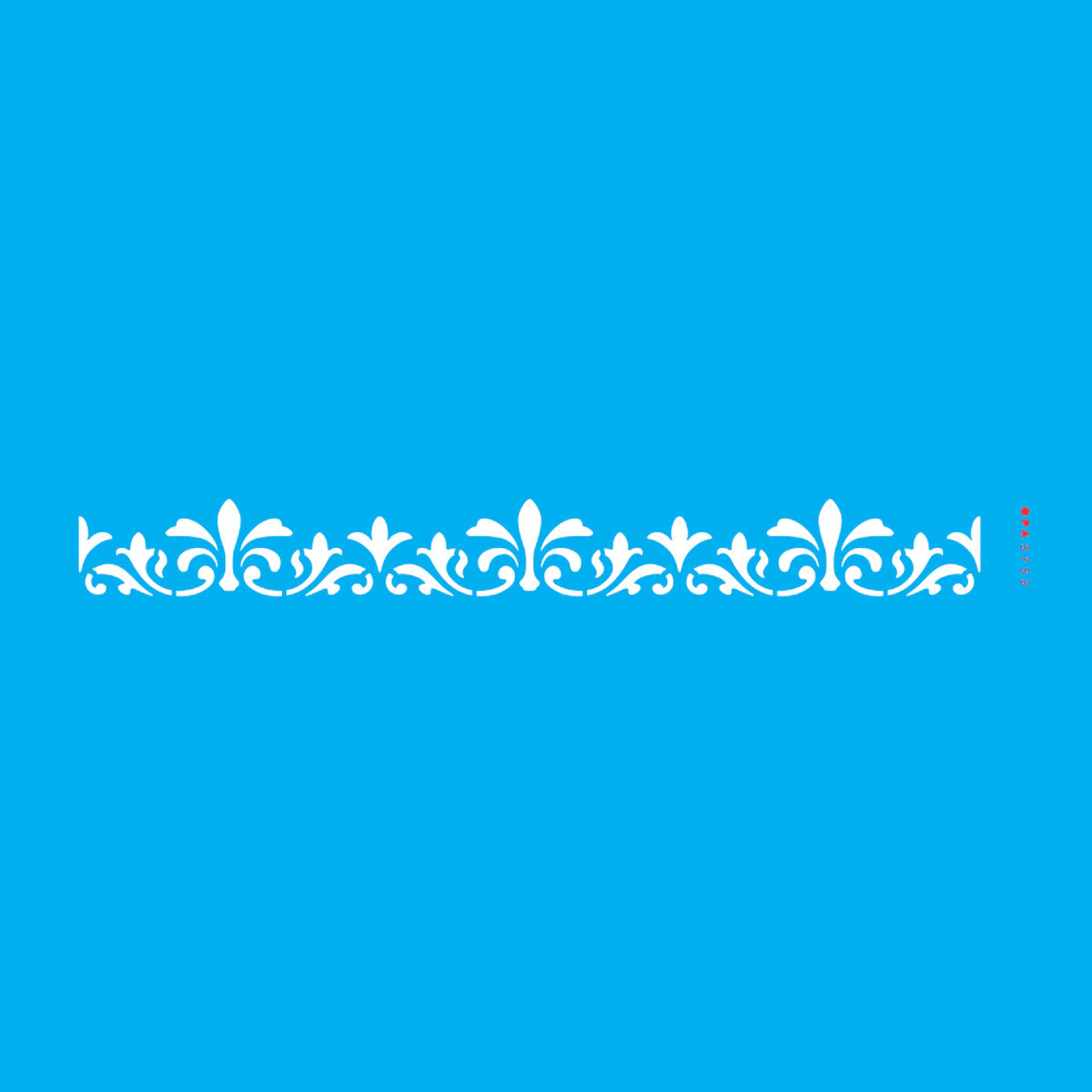 Stencil Arabesco V 4x30cm para Pintura Decorativa e Artesanato 3752 - Opa