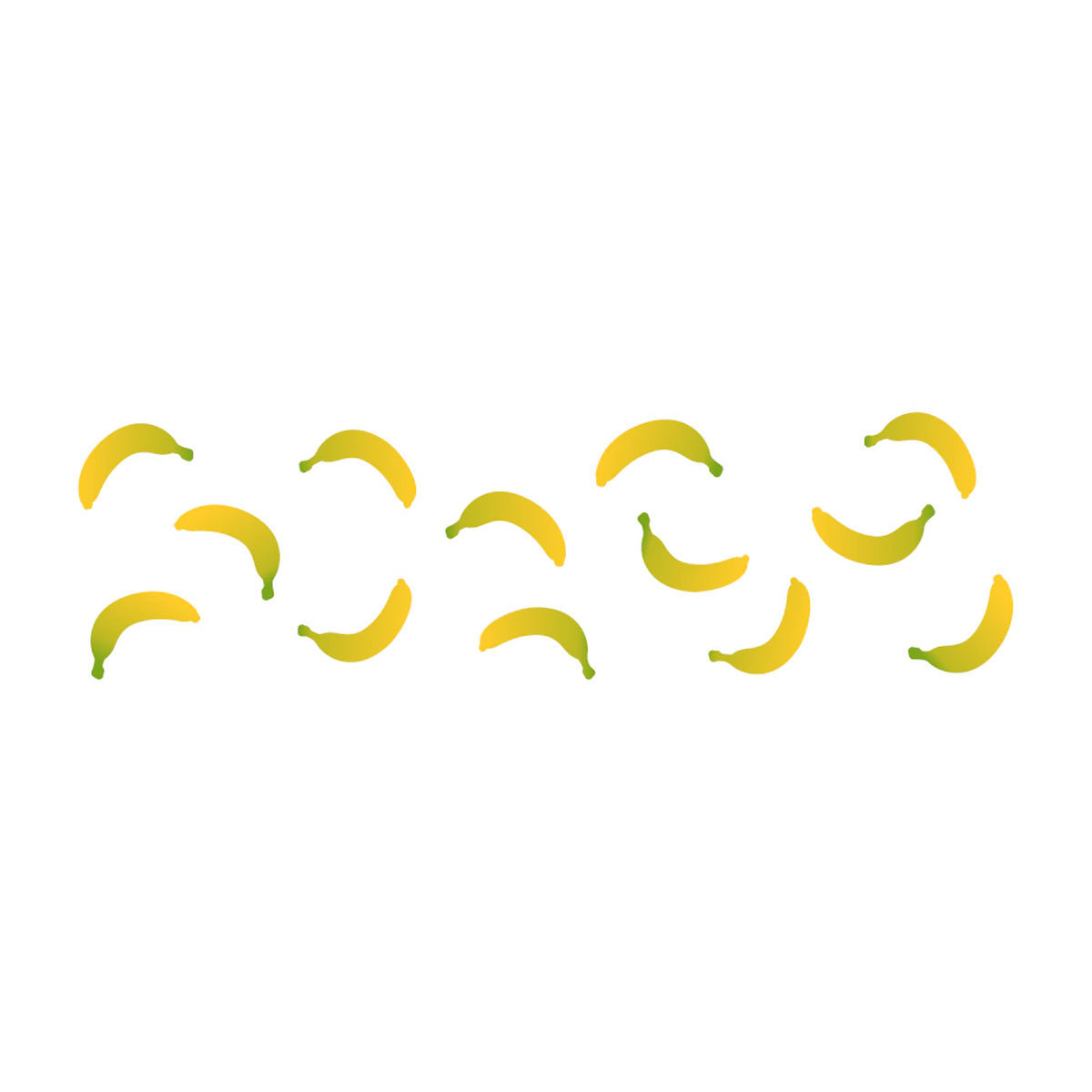 Stencil Feirinha Estamparia Frutas Bananas 10x30cm para Pintura Decorativa e Artesanato 3762 - Opa