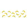 Stencil Feirinha Estamparia Frutas Bananas 10x30cm para Pintura Decorativa e Artesanato 3762 - Opa