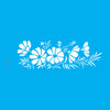 Stencil Flor de Cosmos 10x30cm para Pintura Decorativa e Artesanato 3763 - Opa