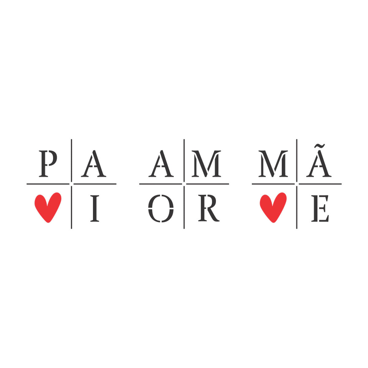 Stencil Frase Pai e Mãe 10x30cm para Pintura Decorativa e Artesanato 3766 - Opa