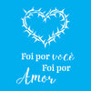Stencil Religião Coroa de Cristo 15x20cm para Pintura Decorativa e Artesanato 3775 - Opa
