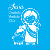 Stencil Religião Menino Jesus 15x20cm para Pintura Decorativa e Artesanato 3776 - Opa