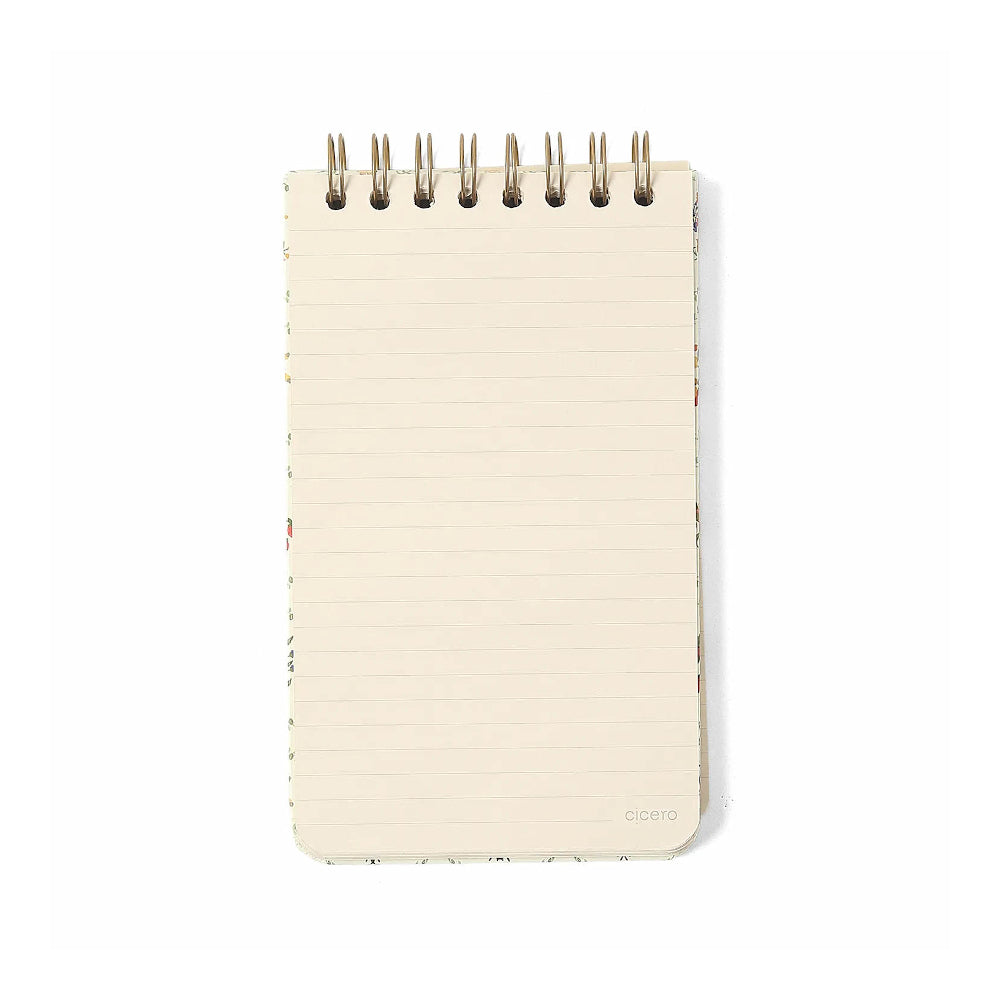 Bloco Wire-o Quintal Literário 12x20cm com 80 Folhas Pautado - Livraria - Cícero