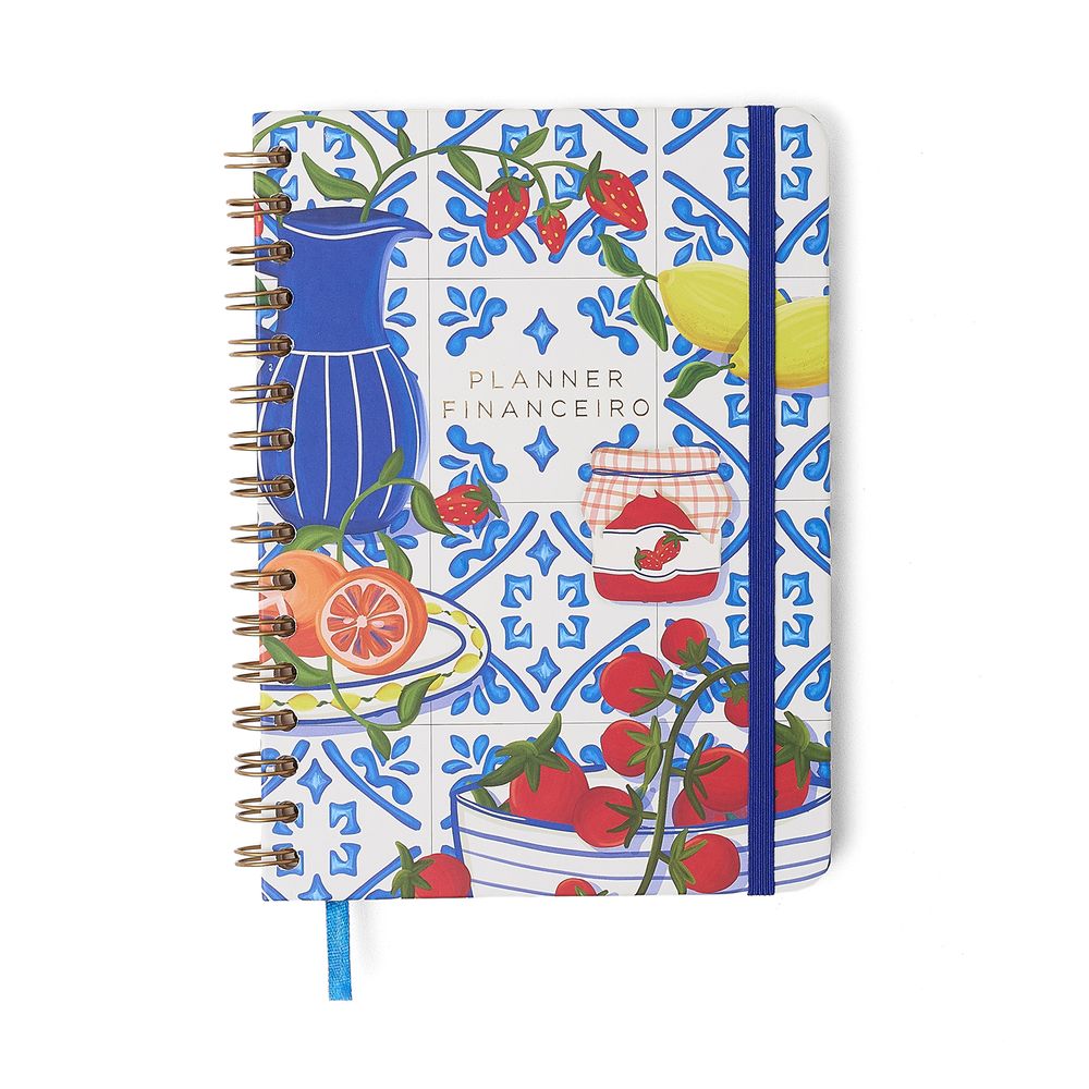 Planner Permanente Financeiro Frutare 80g/m² A5 14,8x21cm com 64 Páginas - Mesa Posta - Cícero