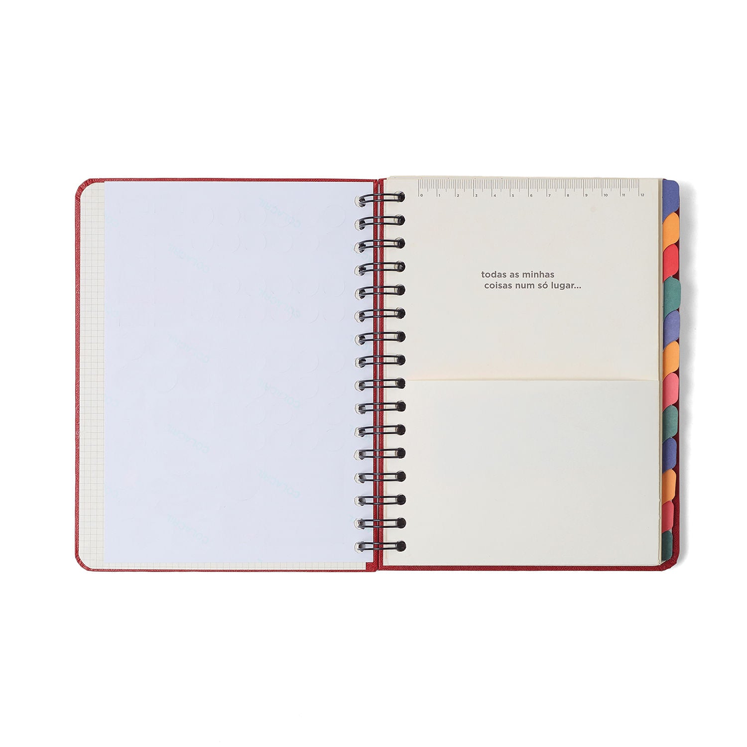 Planner Permanente Quintal Literário Semanal Notas 80g/m² A5 14,8x21cm com 100 Páginas - Contos - Cícero