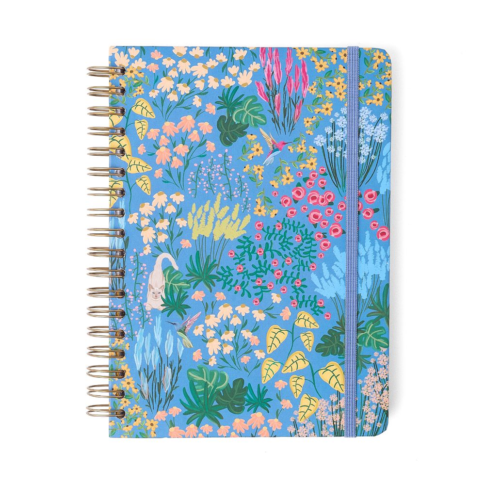 Caderno Espiral Colegial Quintal Literário 63g/m² 17,3x24cm com 160 Folhas Pautado - Tarde - Cícero