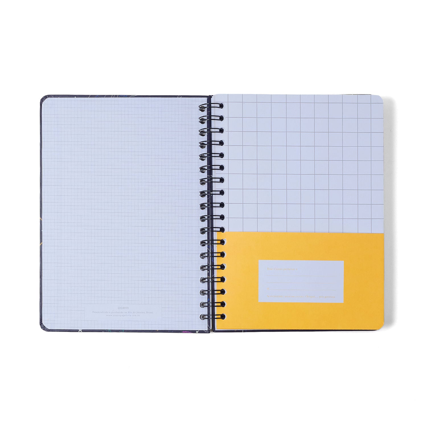Caderno Espiral Colegial Quintal Literário 63g/m² 17,3x24cm com 160 Folhas Pautado - Tarde - Cícero
